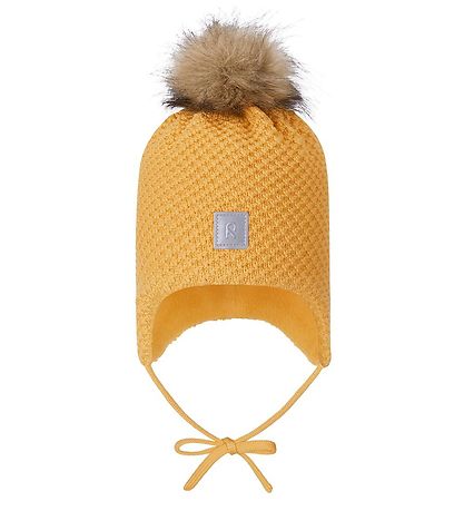 Reima Mütze m. Fleece - Wolle/Polyester - Yellow - Amber m.