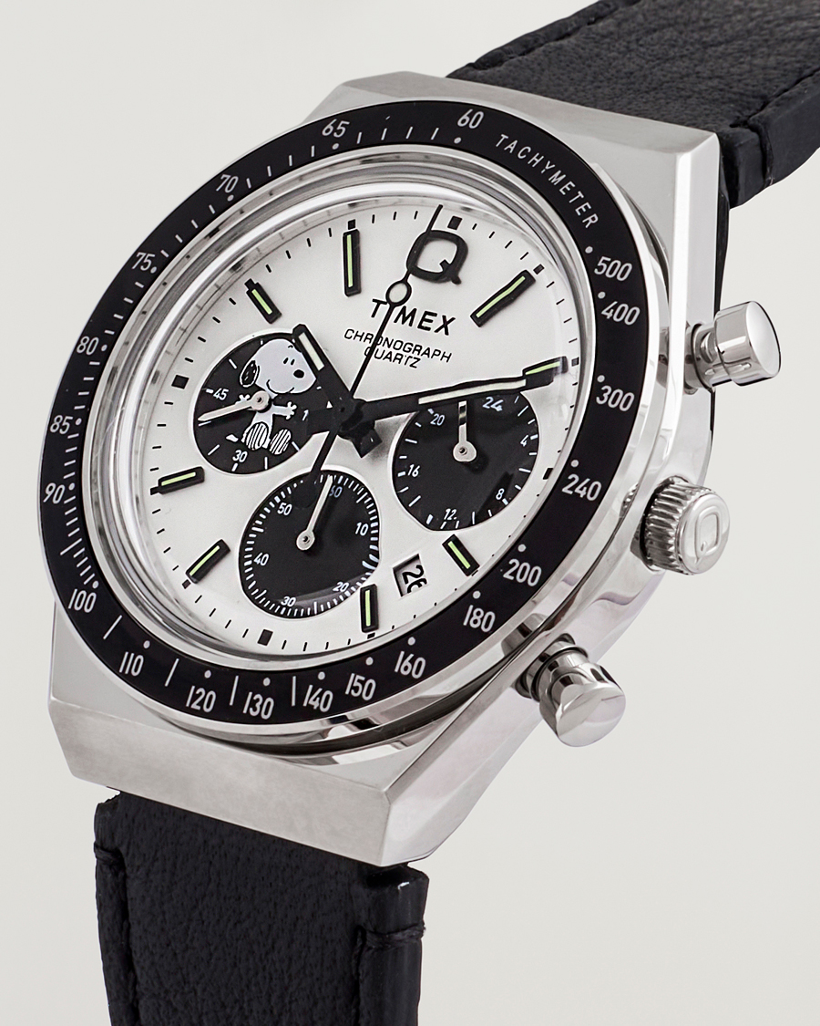 Timex Q Timex Snoopy Chronograph 40mm White Dial