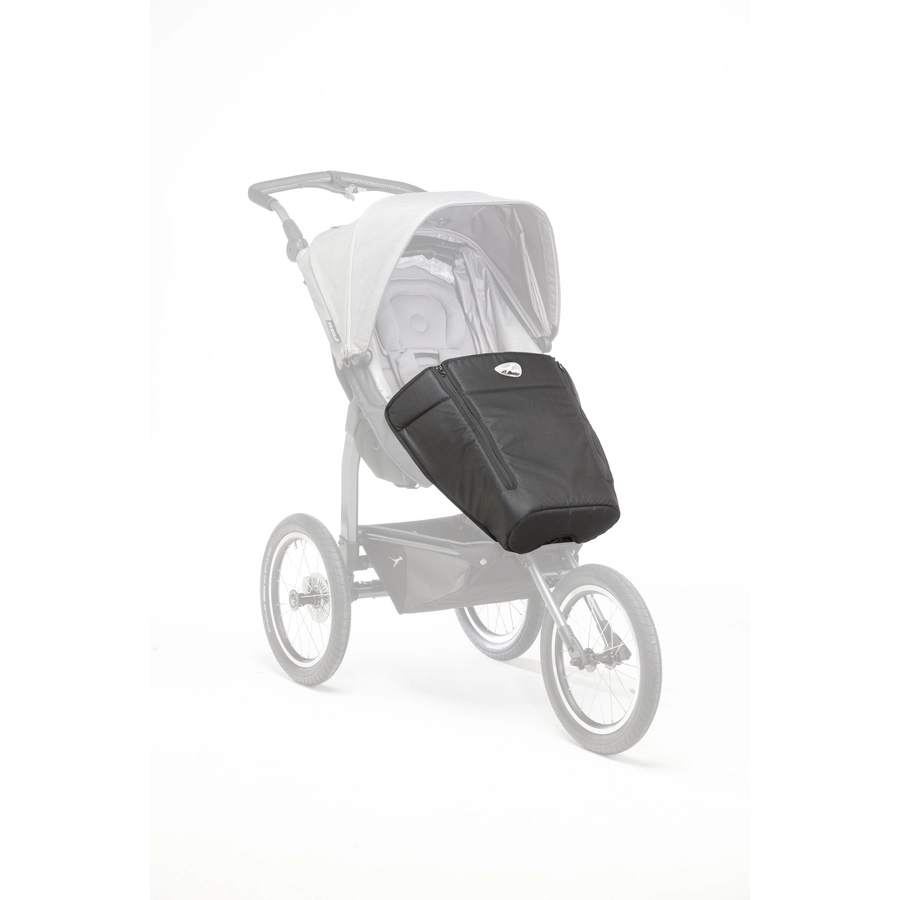 tfk Fußdecke Mono für Kinderwagen Schwarz