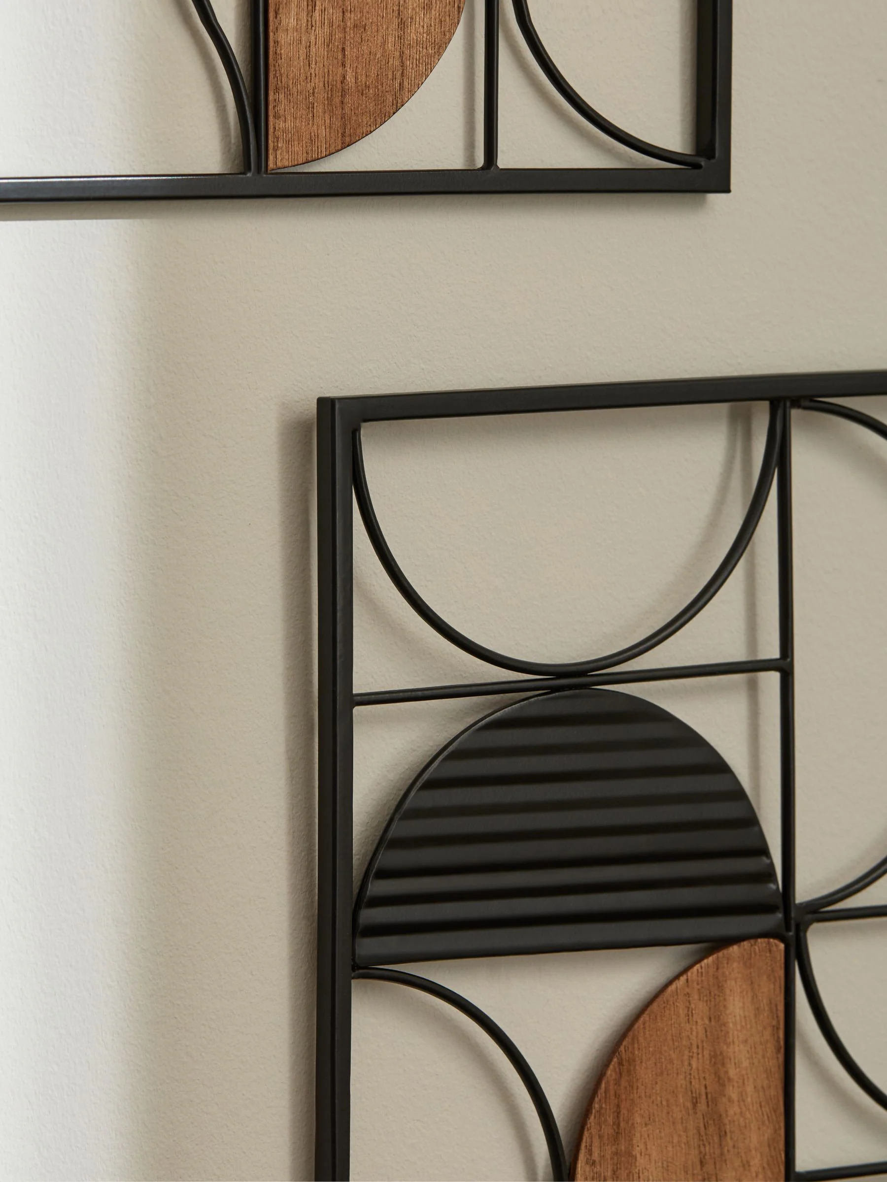 Brons-metalen abstracte kunst voor aan de wand