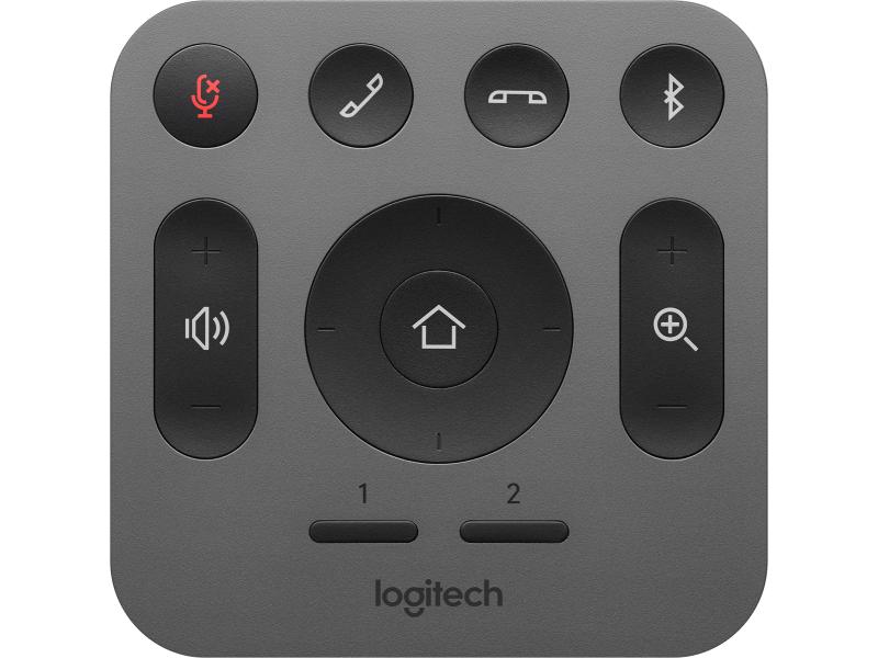 Logitech MeetUp USB Video Collaboration Bar 4K/UHD 30 fps All-in-one-ConferenceCam mit Ultraweitwinkelobjektiv für kleine Räume