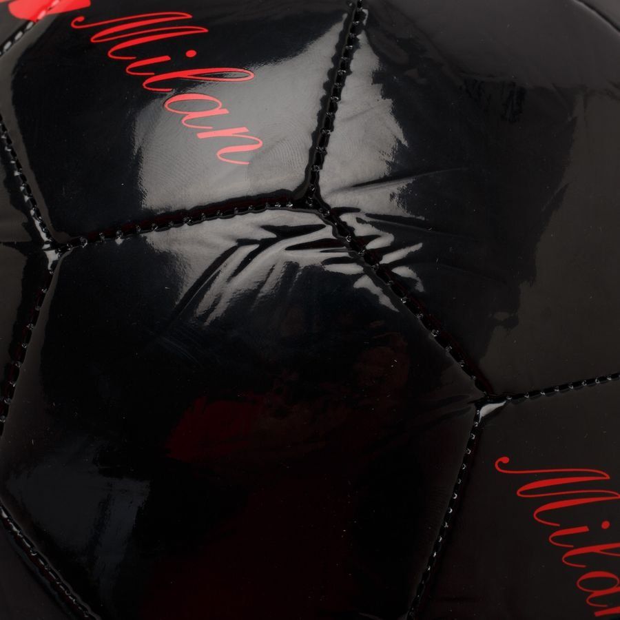 Milan AC Ballon Mini Avant-Match - Noir/For All Time Red