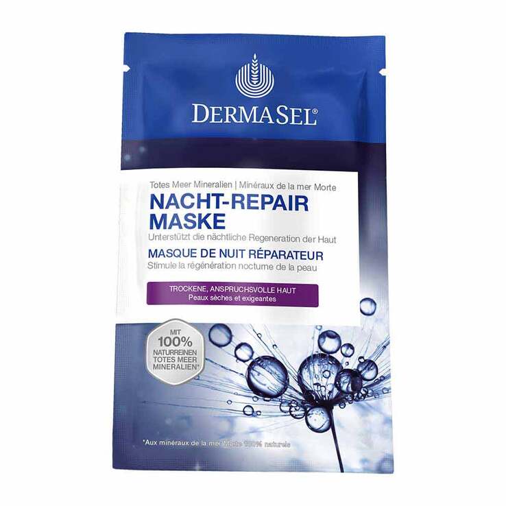 Dermasel Spa Totes Meer Maske Nacht-Repair, 12 ml