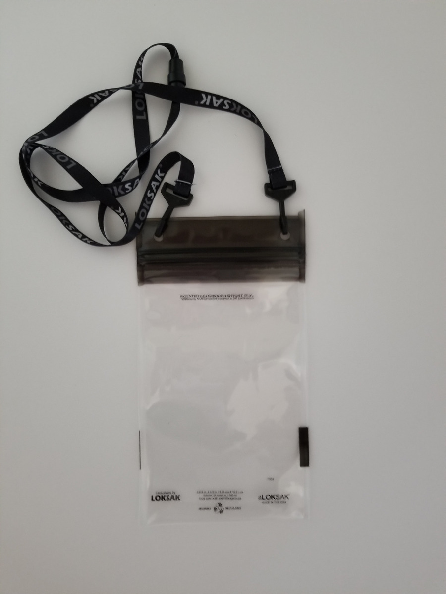 aLOKSAK Neck Wallet 3.9x7.5 - 2 Stück 1 Schlüsselband
