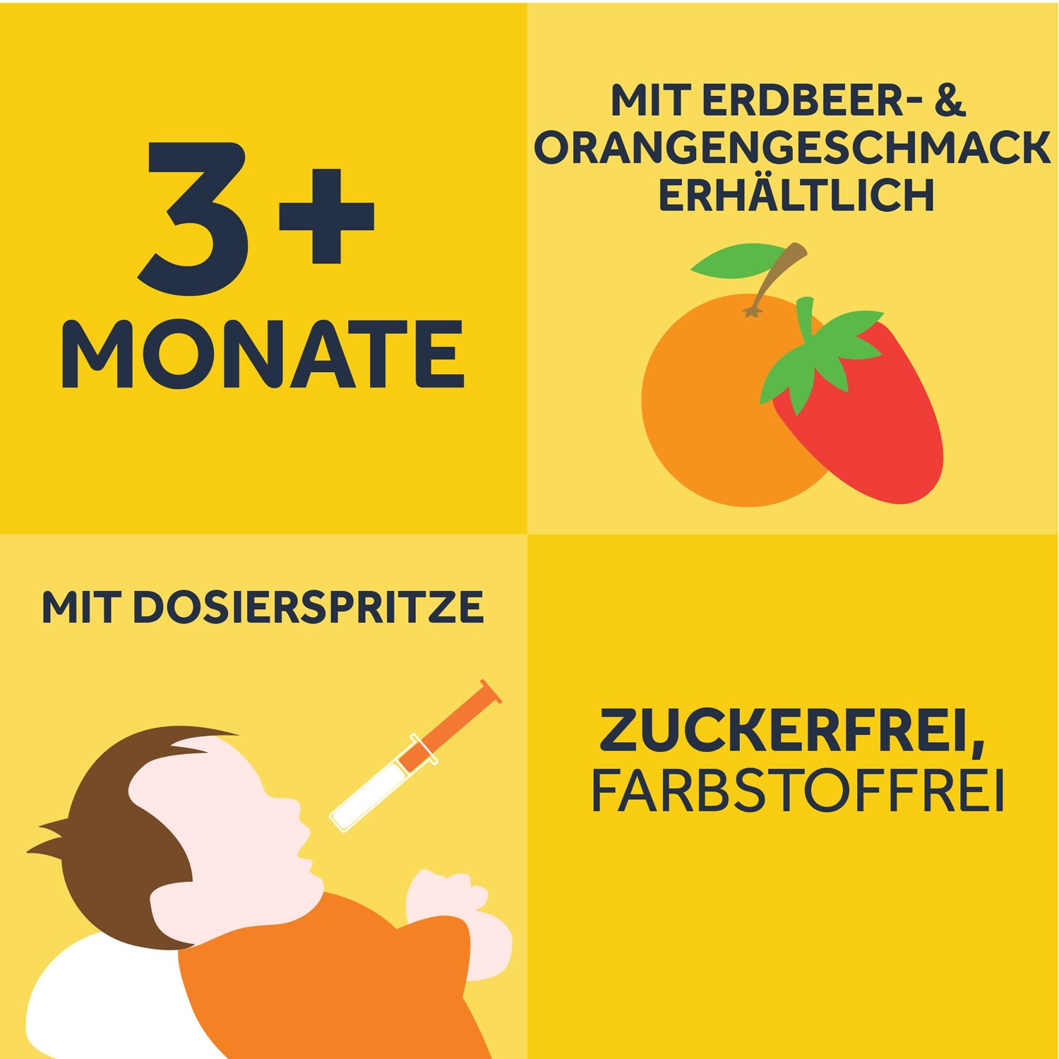 NUROFEN® Junior Fieber- & Schmerzsaft Orange 40 mg