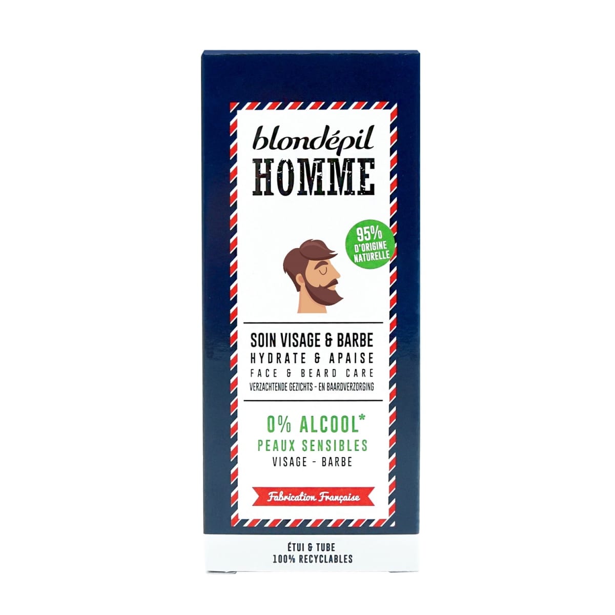 Blondépil Homme Blondépil Homme Soin VIsage &  Barbe - Hydrate &  Apaise