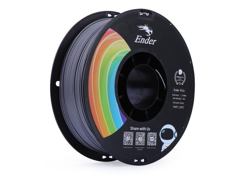 Creality Filament PLA  Grau, 1.75 mm, 1 kg Hochwertiges PLA  Filament für 3D-Drucker