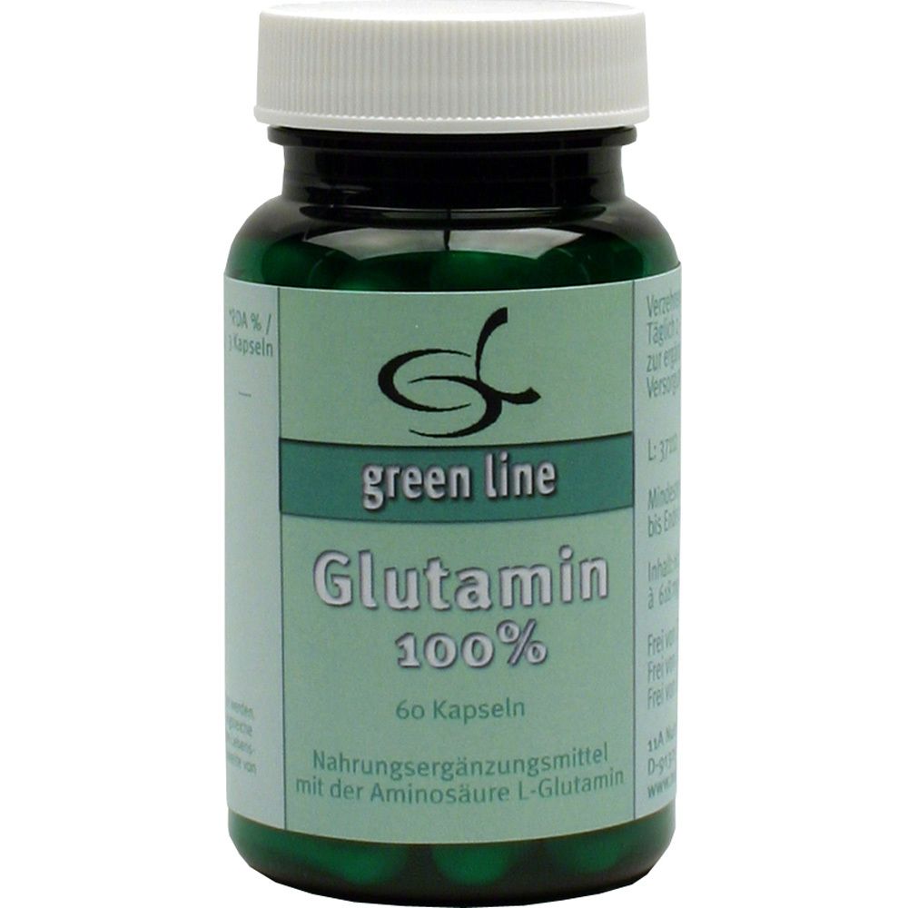 green line NUTRITHEKE Glutamin 100 %