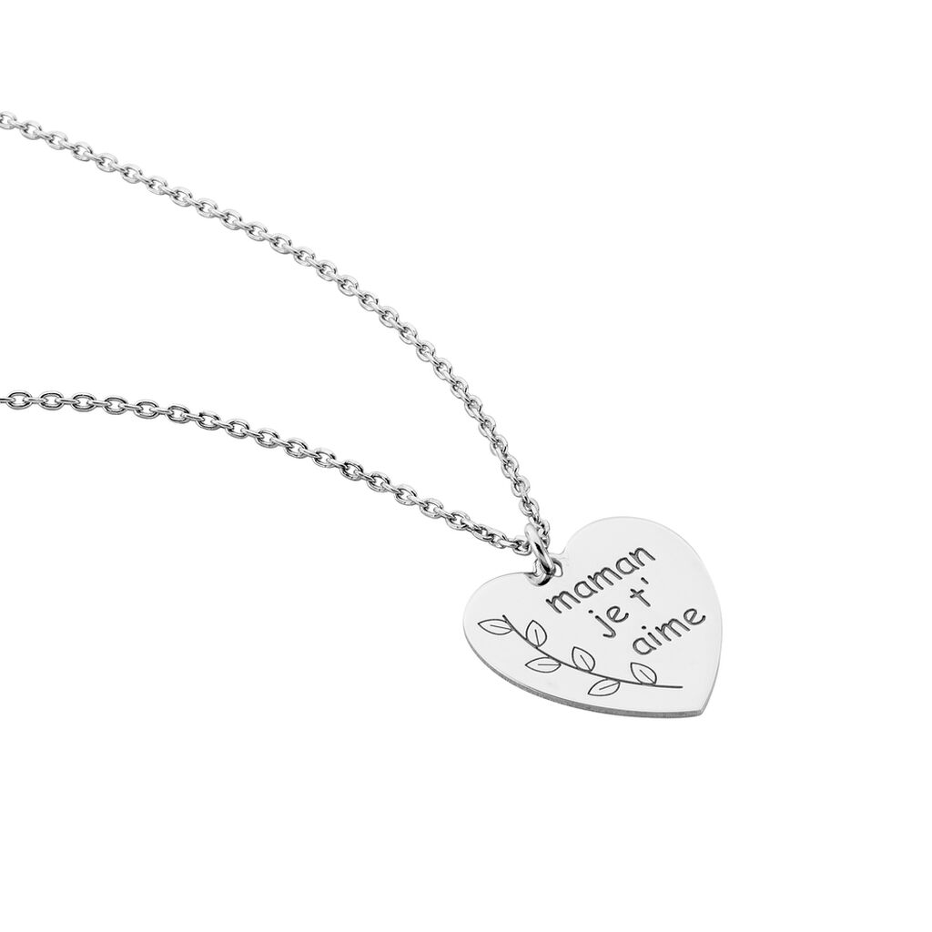 Collier Aemilia Argent Blanc