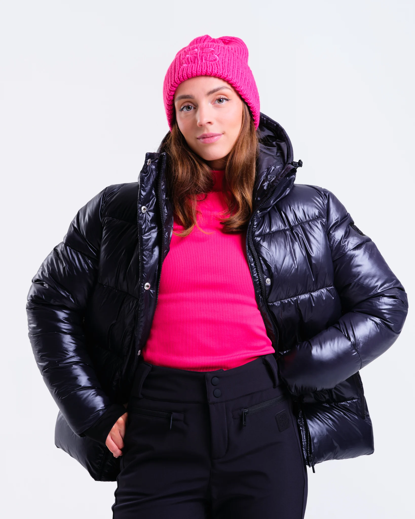 Bumpro Glow Oversized Puffer Jacket Black\Navy