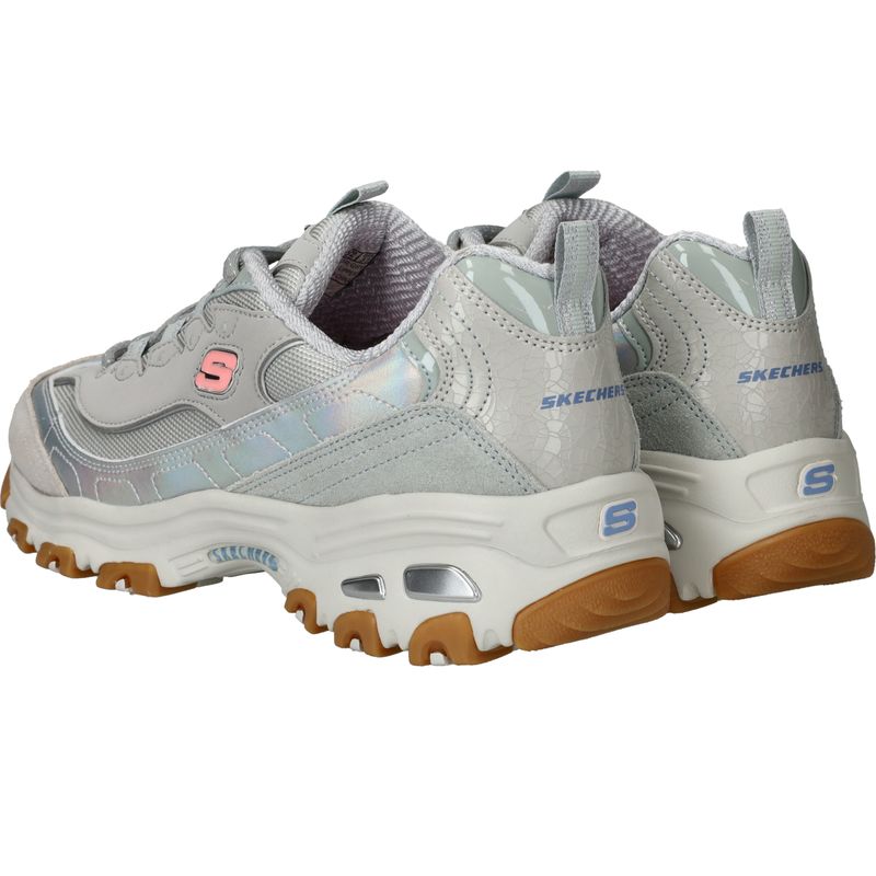 Skechers D Lites Sneakers Grijs Dames
