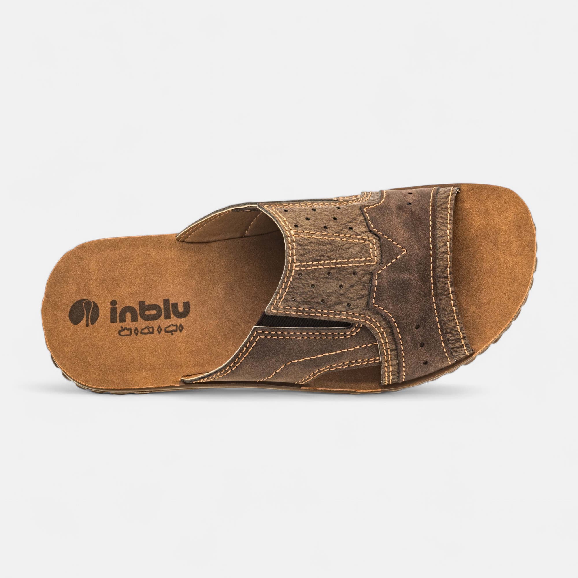 Mules Homme marron