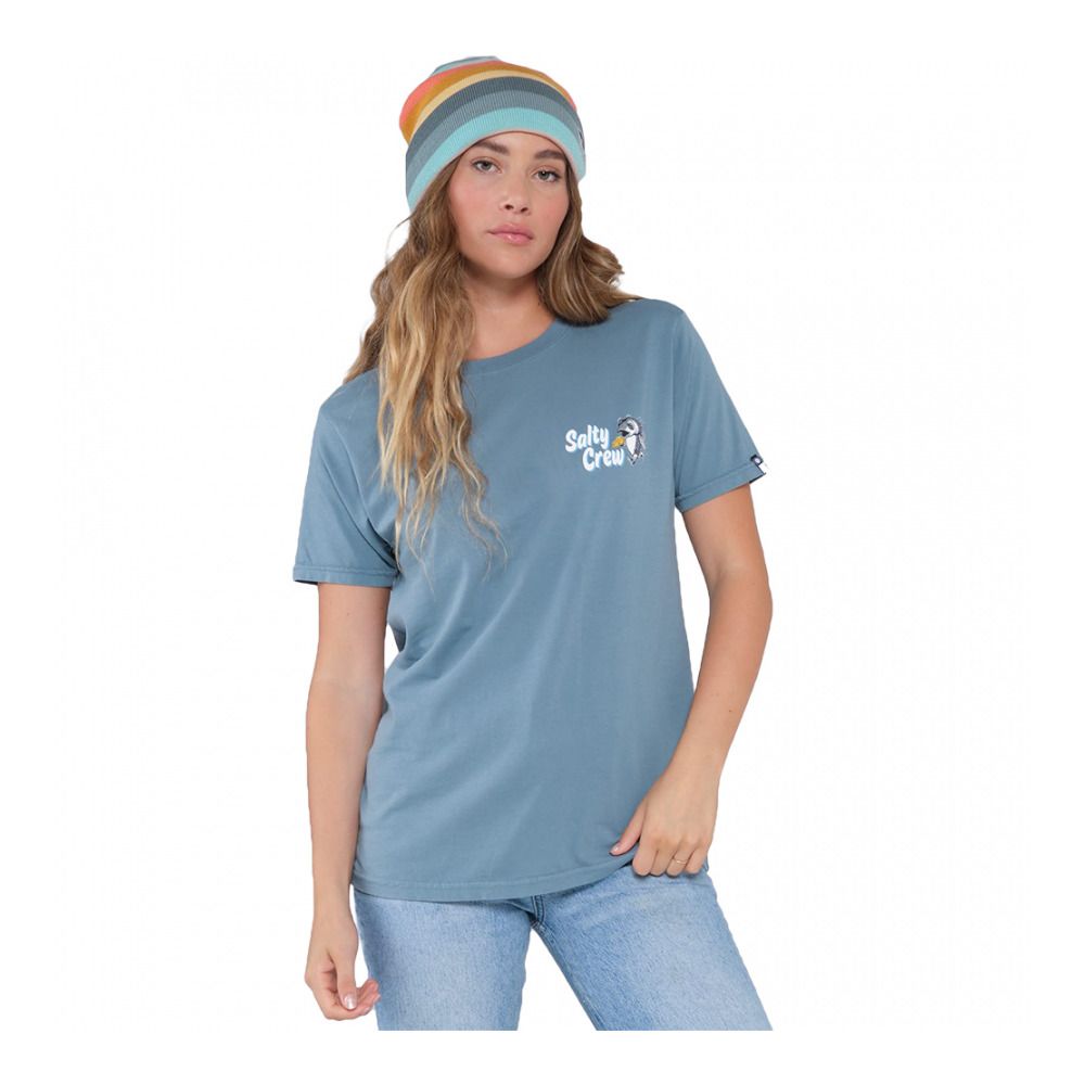 Salty Crew FISH N CHIPS - Tee-shirt Femme atlantic green
