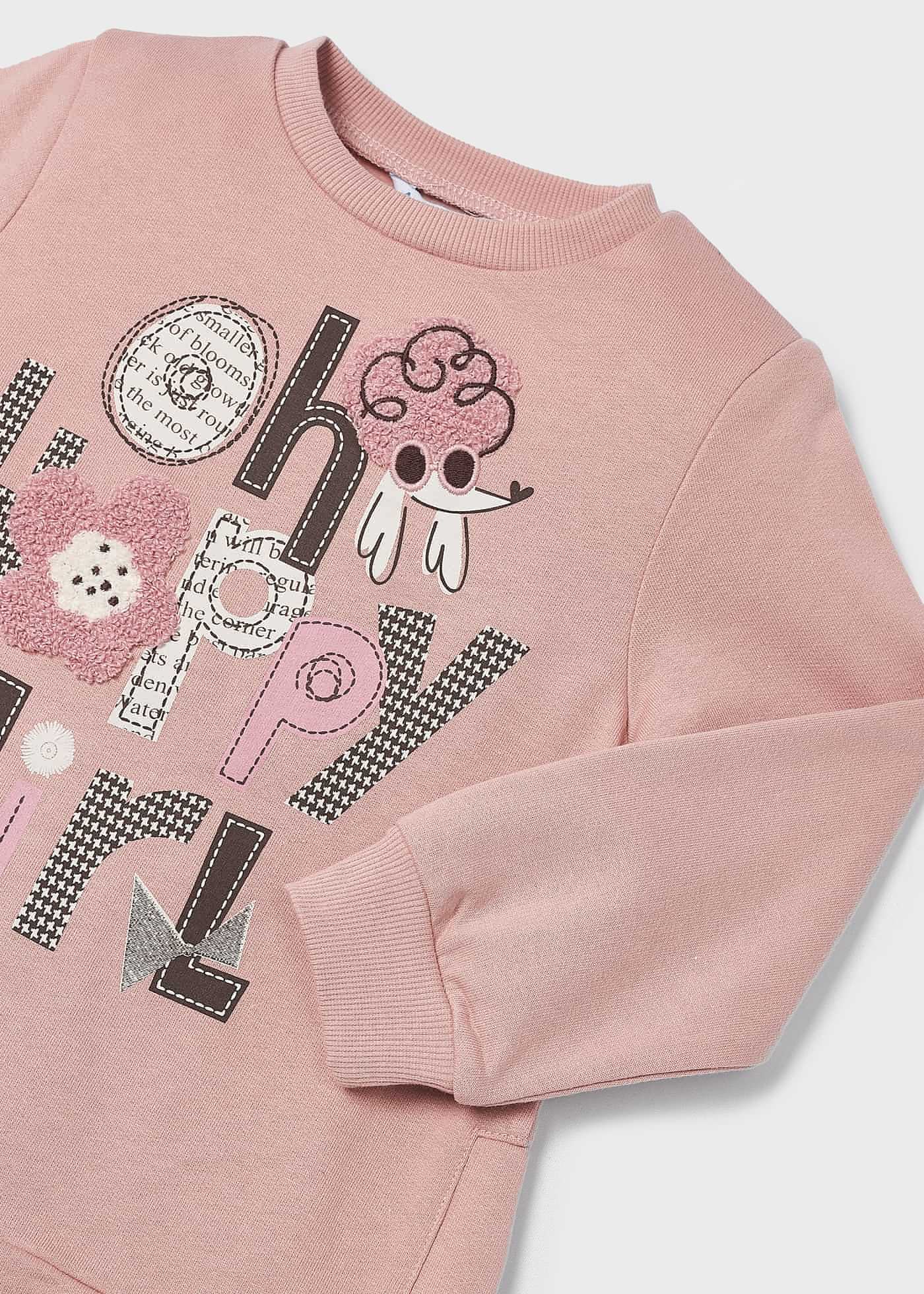 Conjunto de algodão de alta qualidade com duas peças para meninas.