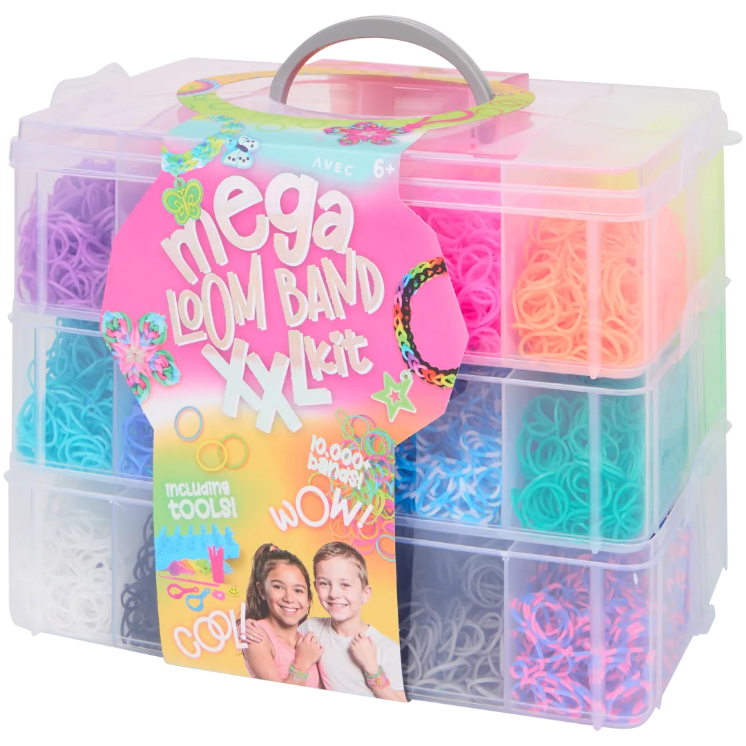 Coffret d'élastiques Loom Bands XXL