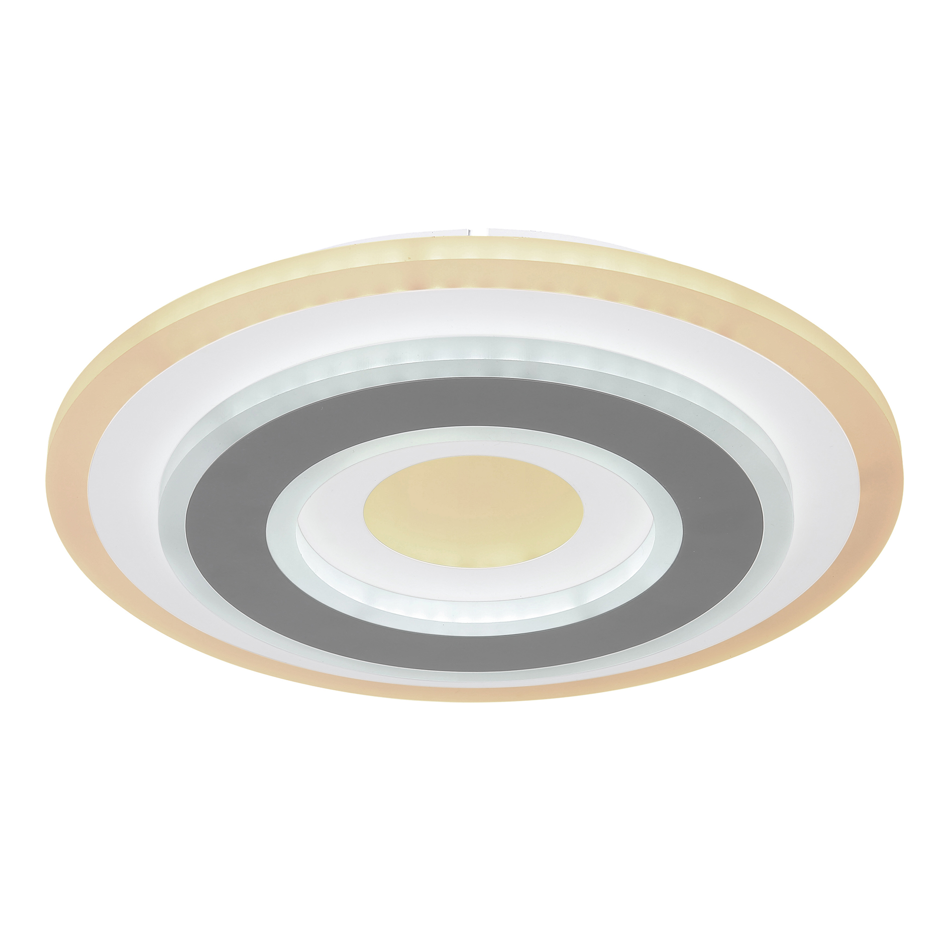 LED-Deckenleuchte - weiß-anthrazit-opal - Ø 30 cm