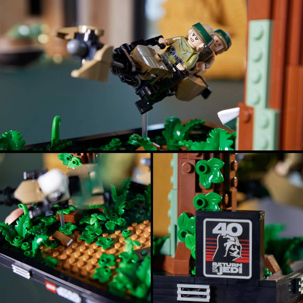 Mooie doos lego!Endor™ speederachtervolging diorama 75353