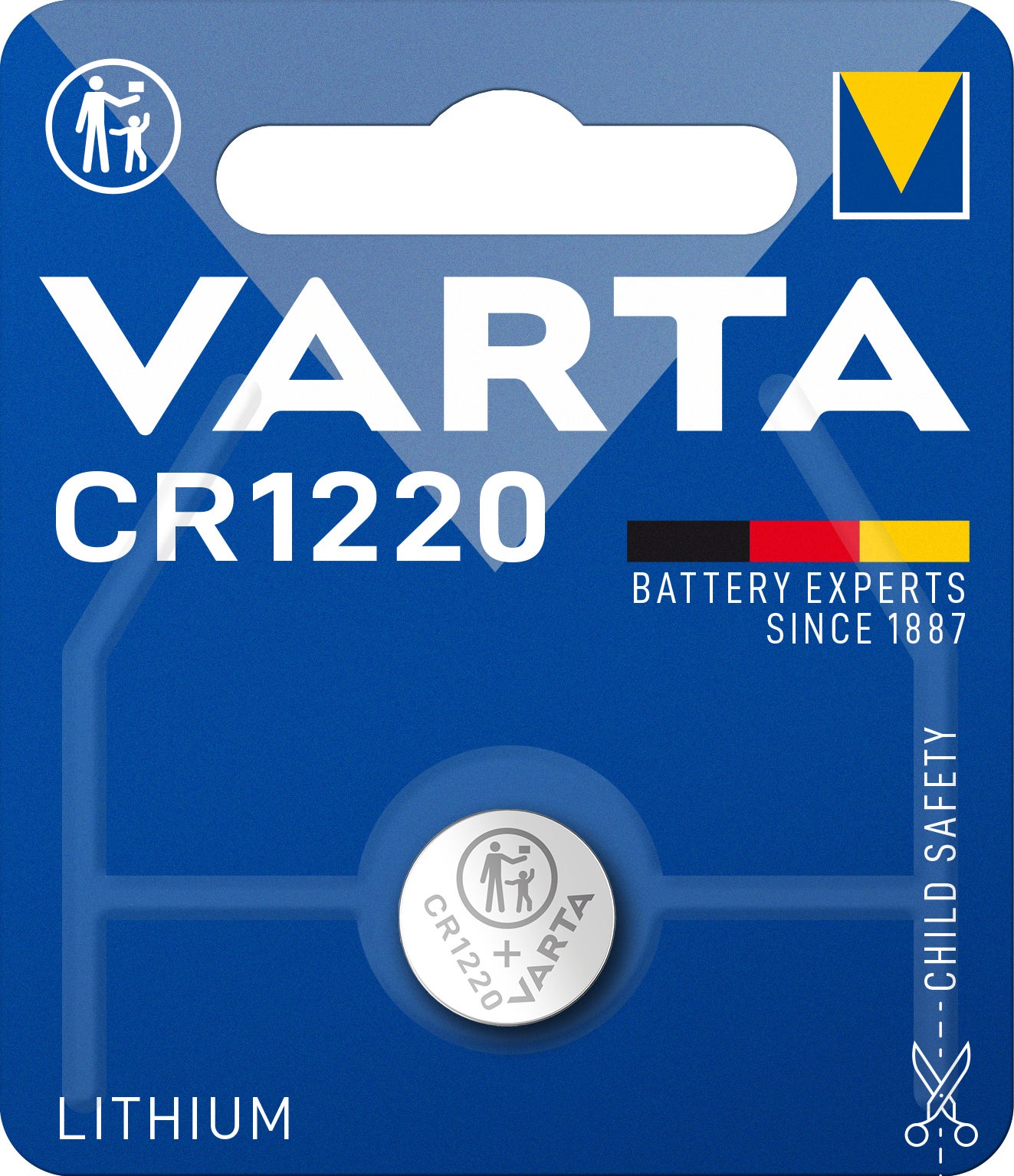Varta CR1220 Lithium knoopcel batterij 3V