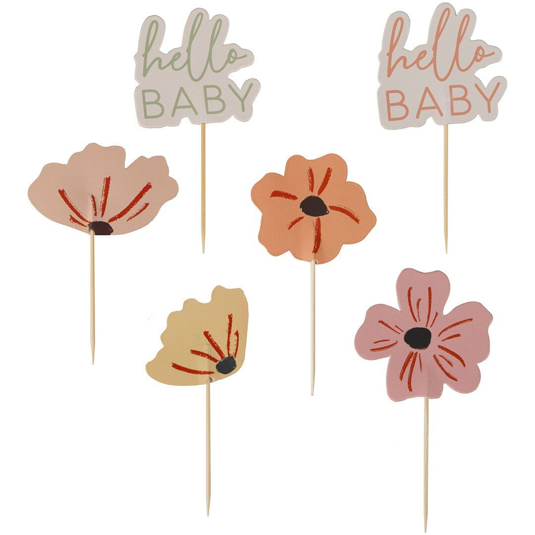 Ginger ray taartversiering babyshower floral