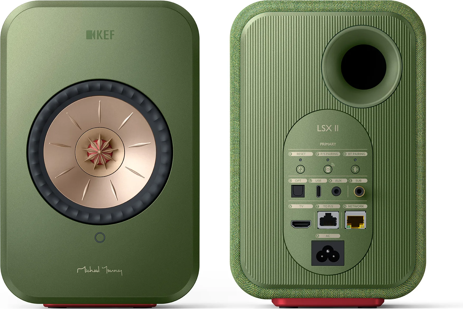 KEF LSX 2 Vert Enceintes sans fil hi-fi