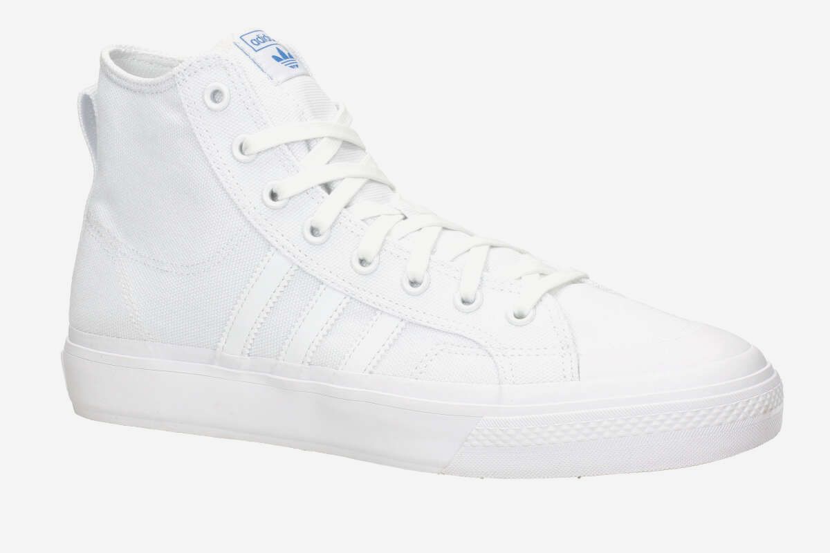 adidas Skateboarding Nizza Hi ADV Schuh (white white bluebird)