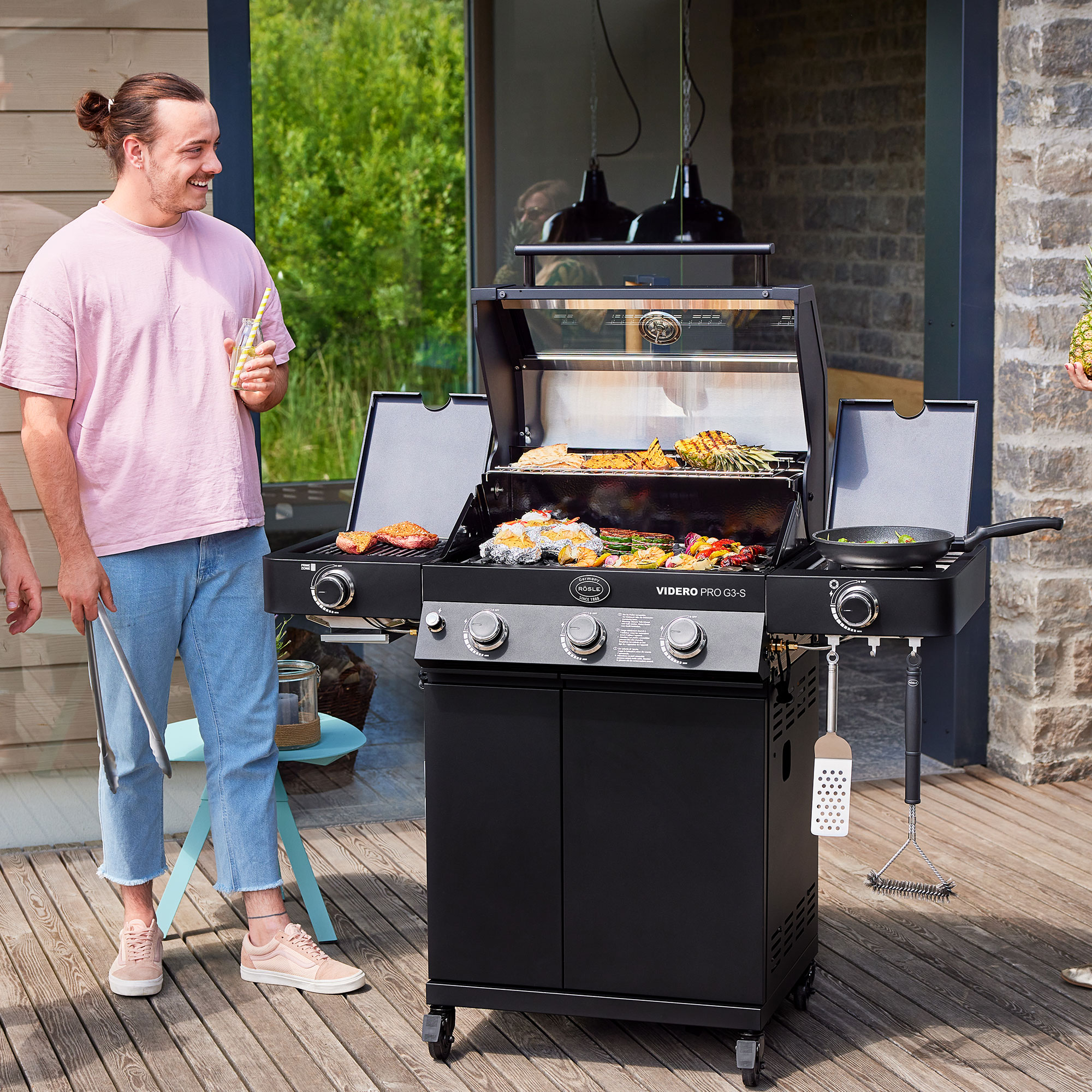 Gasgrill BBQ-Station VIDERO PRO G3-S VARIO+ 50mbar