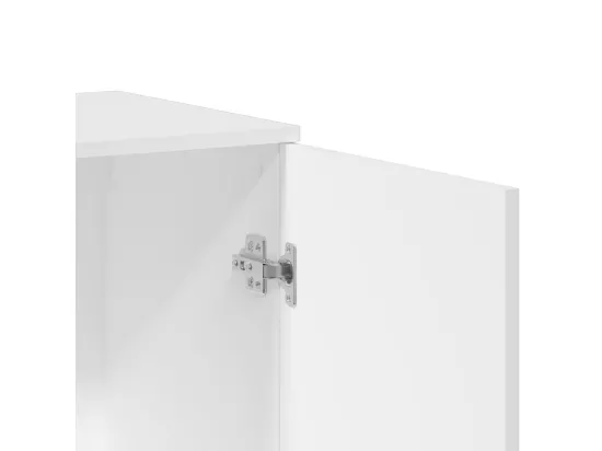 Buffets 3 pcs Blanc Bois d'ingénierie