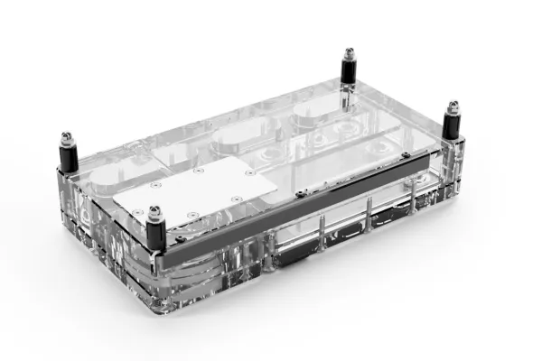 Alphacool Core Distro Plate, Reservoir, Akryl, Transparent, 3-Pin JST   3-Pin 5V, 1/4