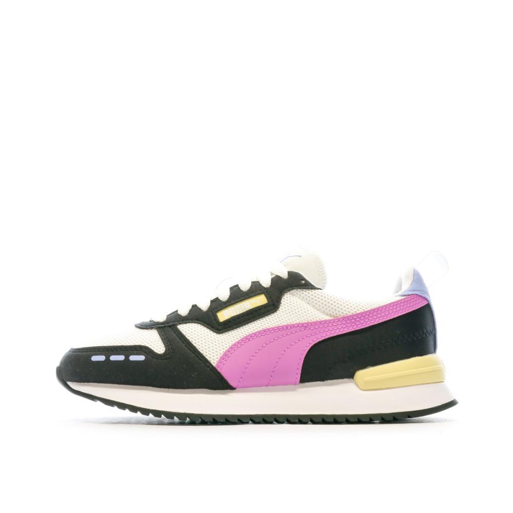 Puma Baskets Noir/Rose Femme Puma R78