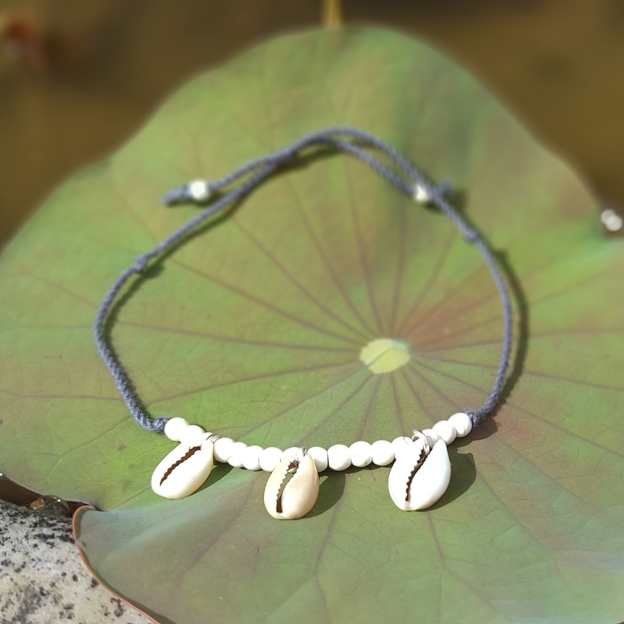 Muschelarmband, grau, natur günstig bestellen