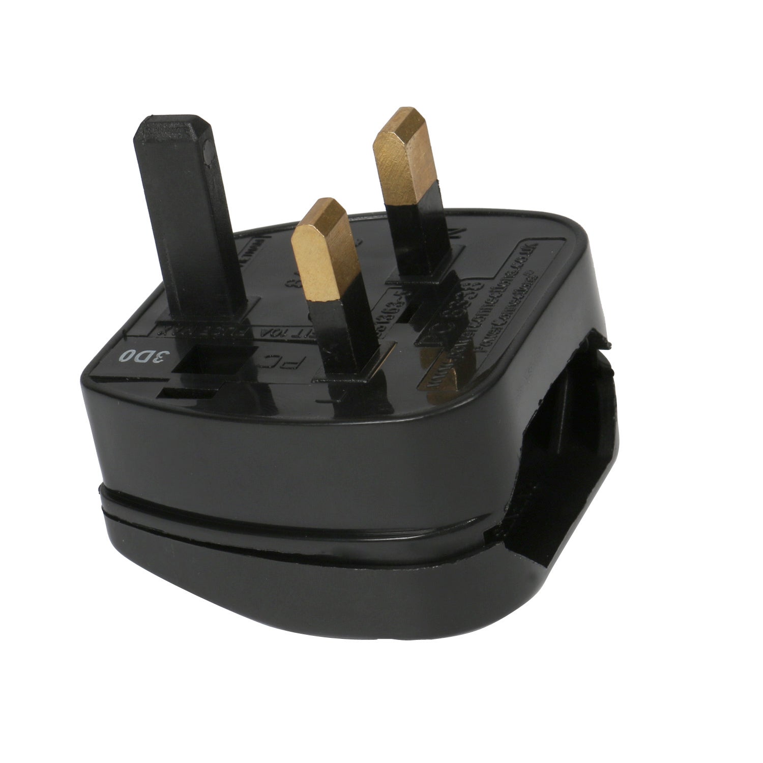 Powerconnections PC8338-BK-R-10A adapter Euro - UK