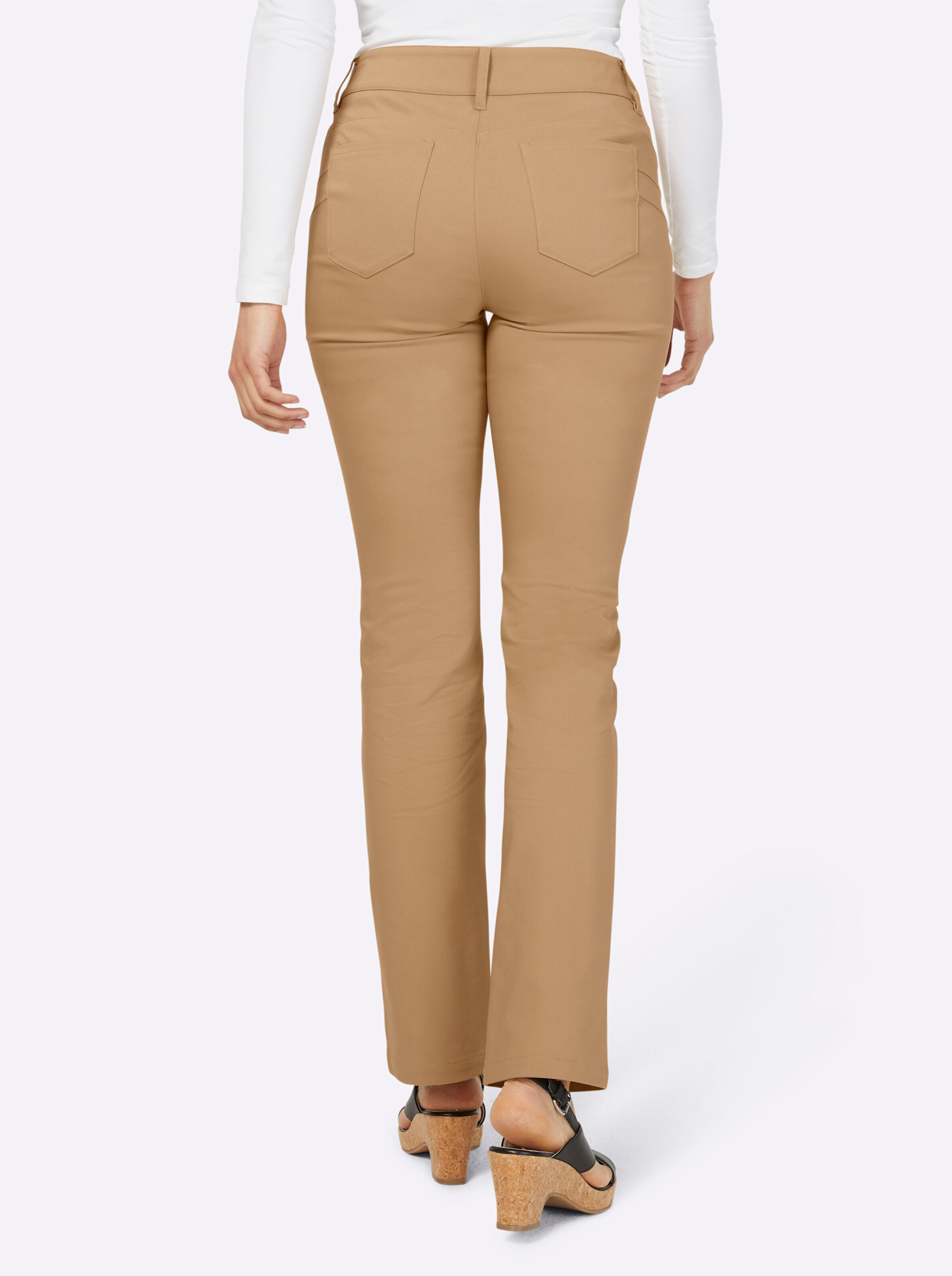 heine Bootcuthose in camel