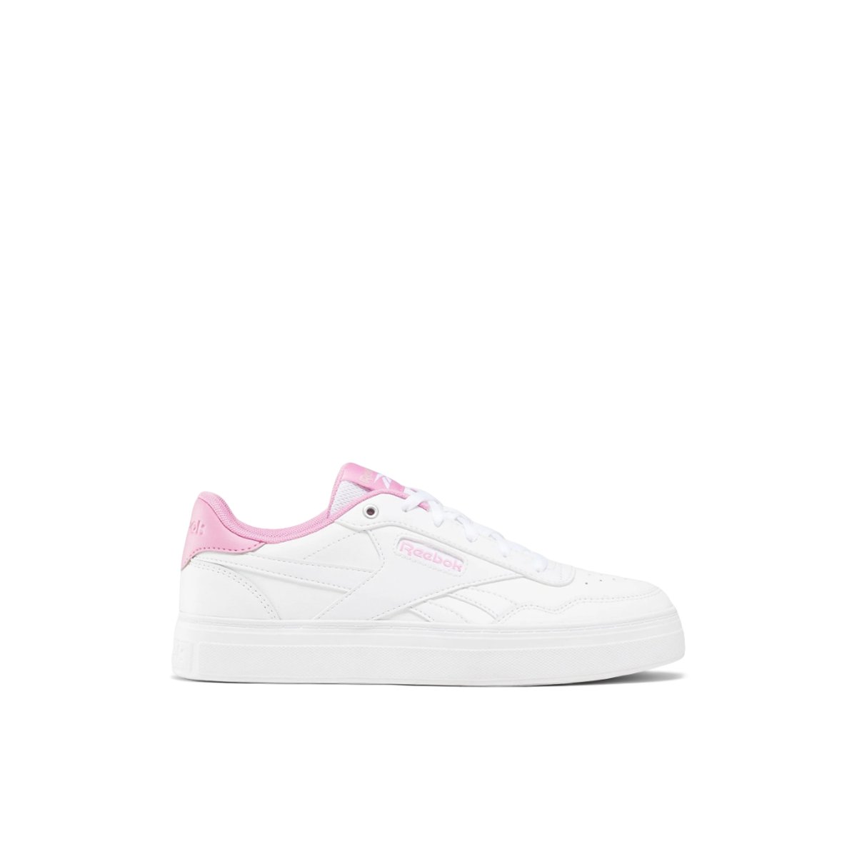 REEBOK-Courtadv_bol-Baskets - Talon plat - Blanc Ouvert