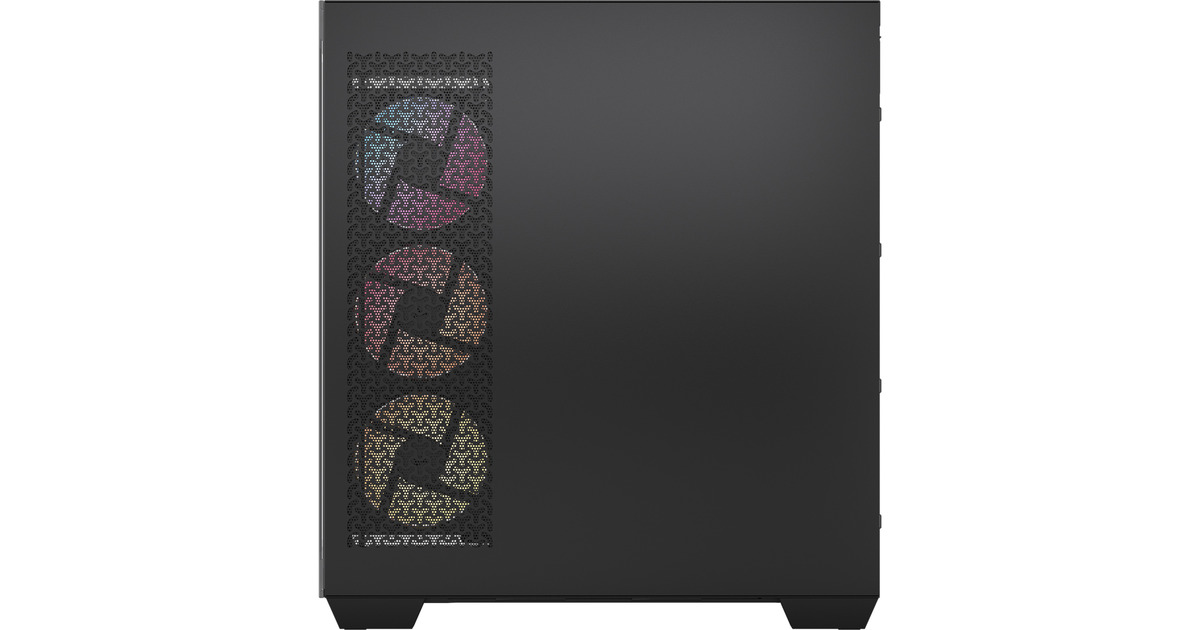 Corsair3500X LX-R RGB iCUE LINK midi tower behuizing  (Zwart | 2x USB-A | 1x USB-C | Tempered Glass)