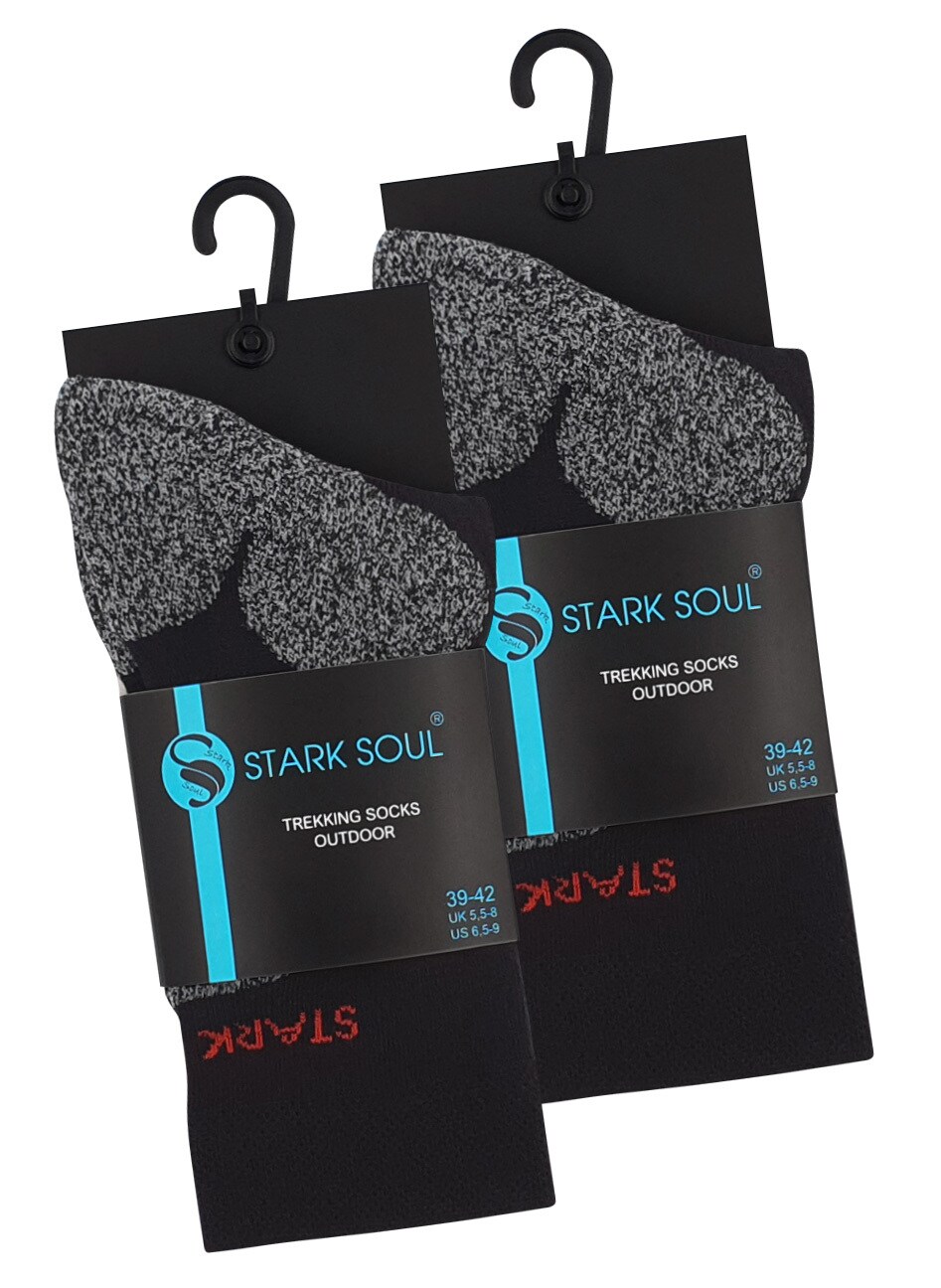 Stark Soul® Trekking Outdoor Socken 2 Paar, Unisex