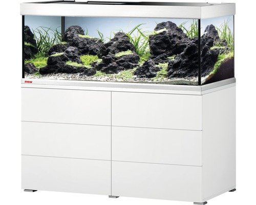 EHEIM proximaTEC 325 aquariumcombinatie inclusief filter, LED-verlichting, verwarming en witte kast