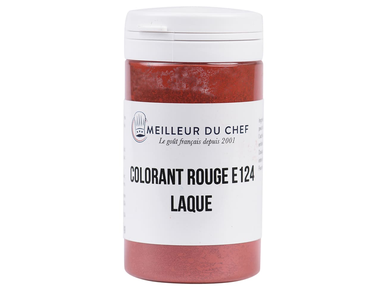 Colorant alimentaire en poudre rouge E124 - lipodispersible - 25 g - Selectarôme