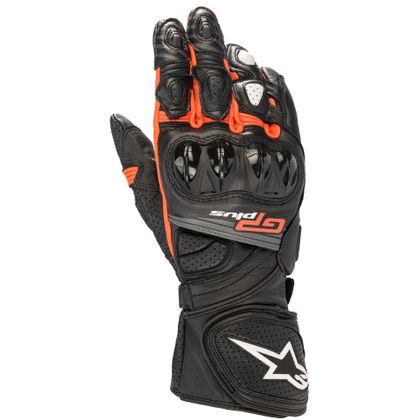 Gants Alpinestars GP PLUS R V2 - FLUO - Noir / Rouge
