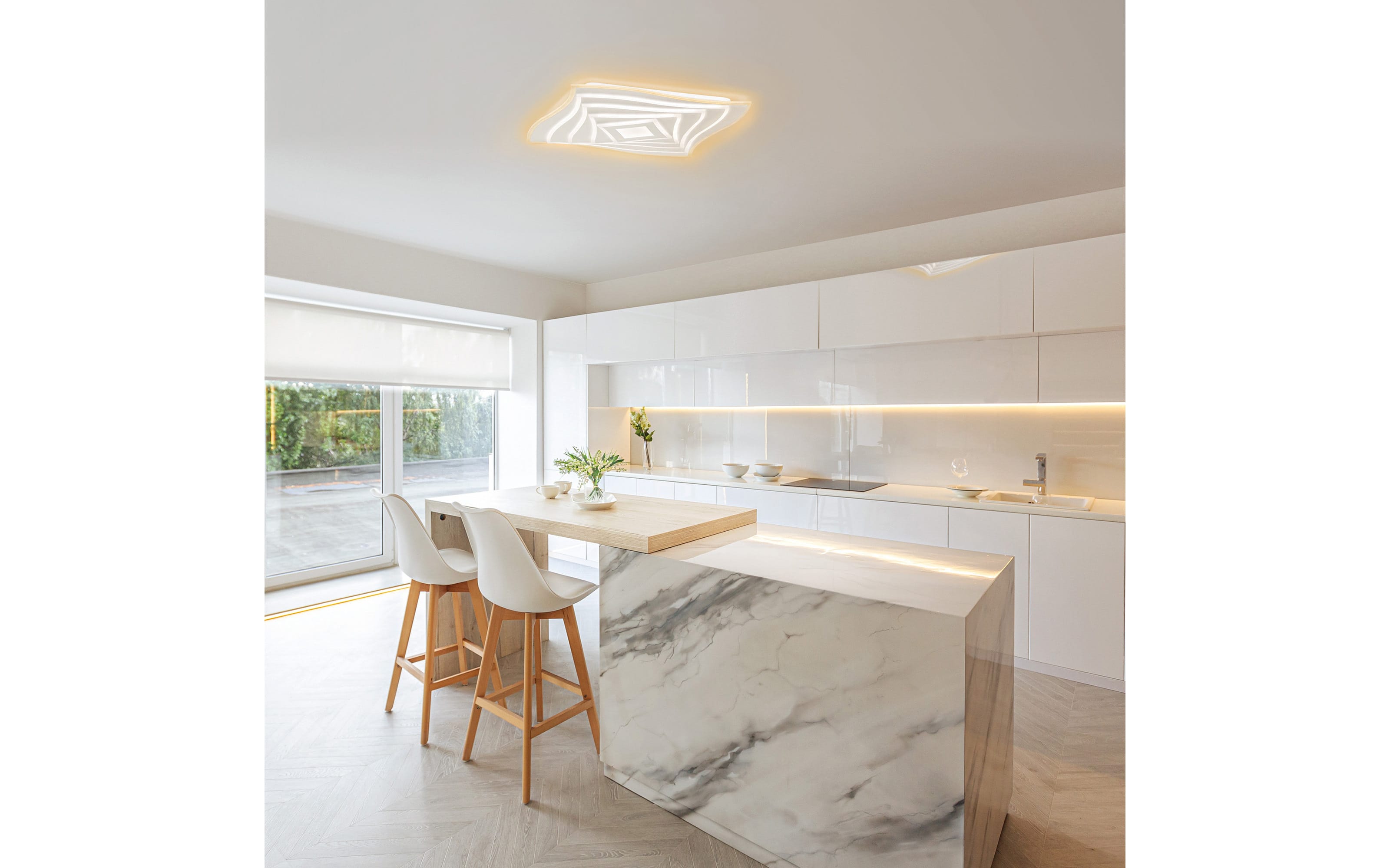 LED-Deckenleuchte Hero CCT RGBW, weiß, 50 cm