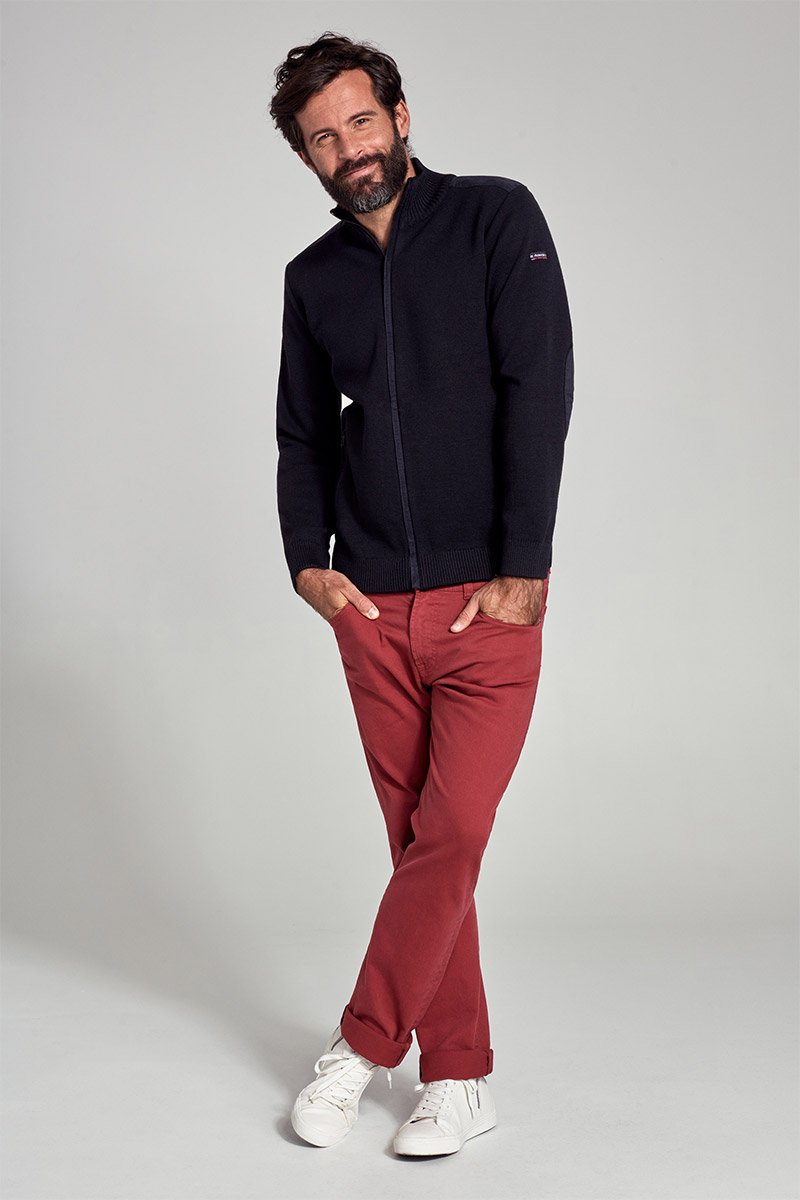 Cardigan - maille haute densité