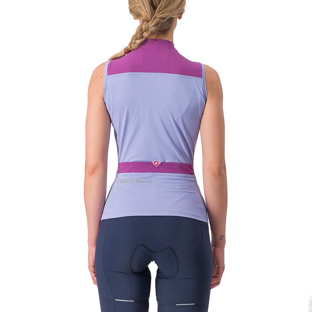 Castelli Solaris Ärmelloses Trikot Damen violet mist
