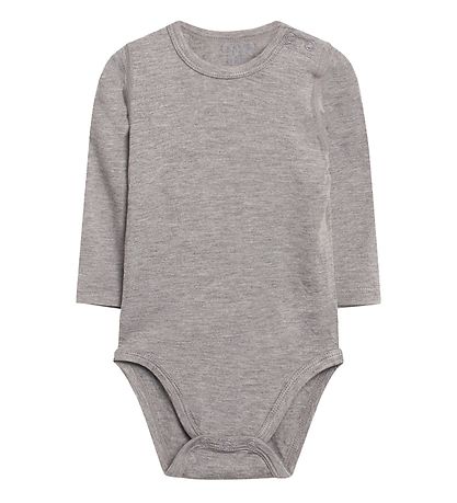 Hust and Claire Body l/æ - Buller - Bambus - Grå melange
