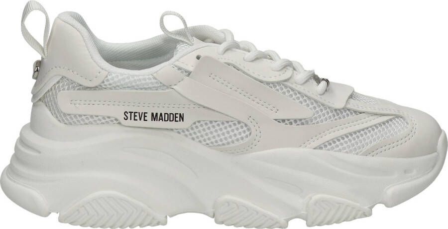 STEVE MADDEN Possession-E white Wit Kunststof Lage sneakers Dames
