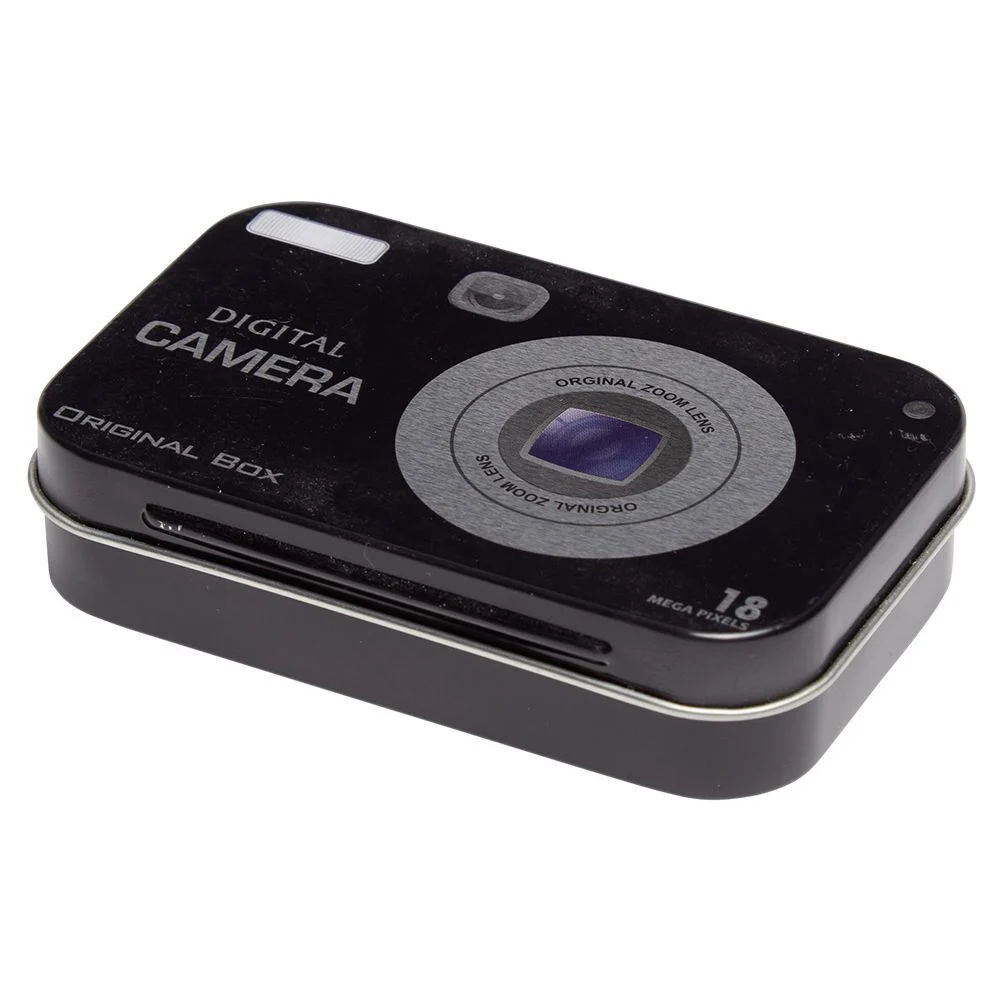 Mini boîte métal design rétro