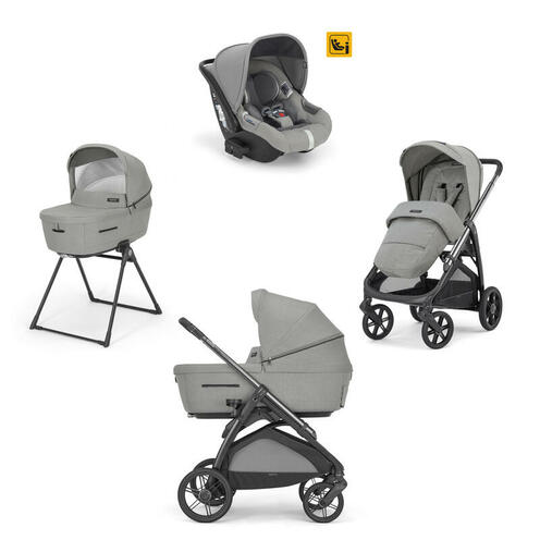 Poussette TRIO System Quattro Aptica Darwin Satin Grey - INGLESINA