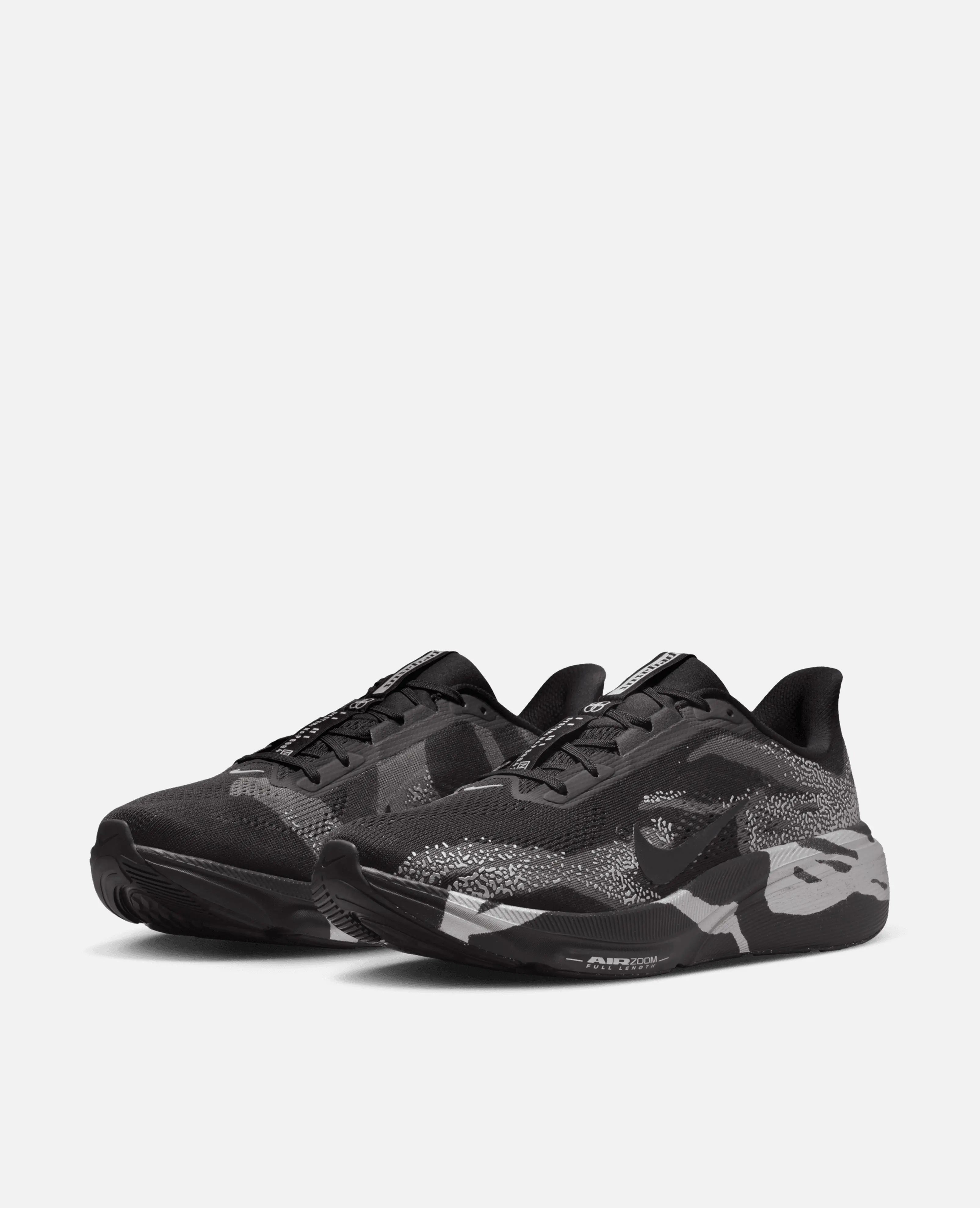 Nike Air Zoom Pegasus 42 Disrupt (Black/Black-Med Ash-Metallic Silver)