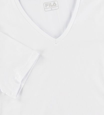 Fila T-Shirt - V-Neck - Weiß
