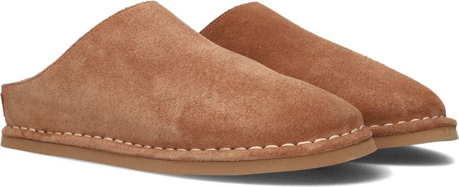 SHABBIES Instappers Dames Wilja Maat: 41 Materiaal: Suède Kleur: Camel
