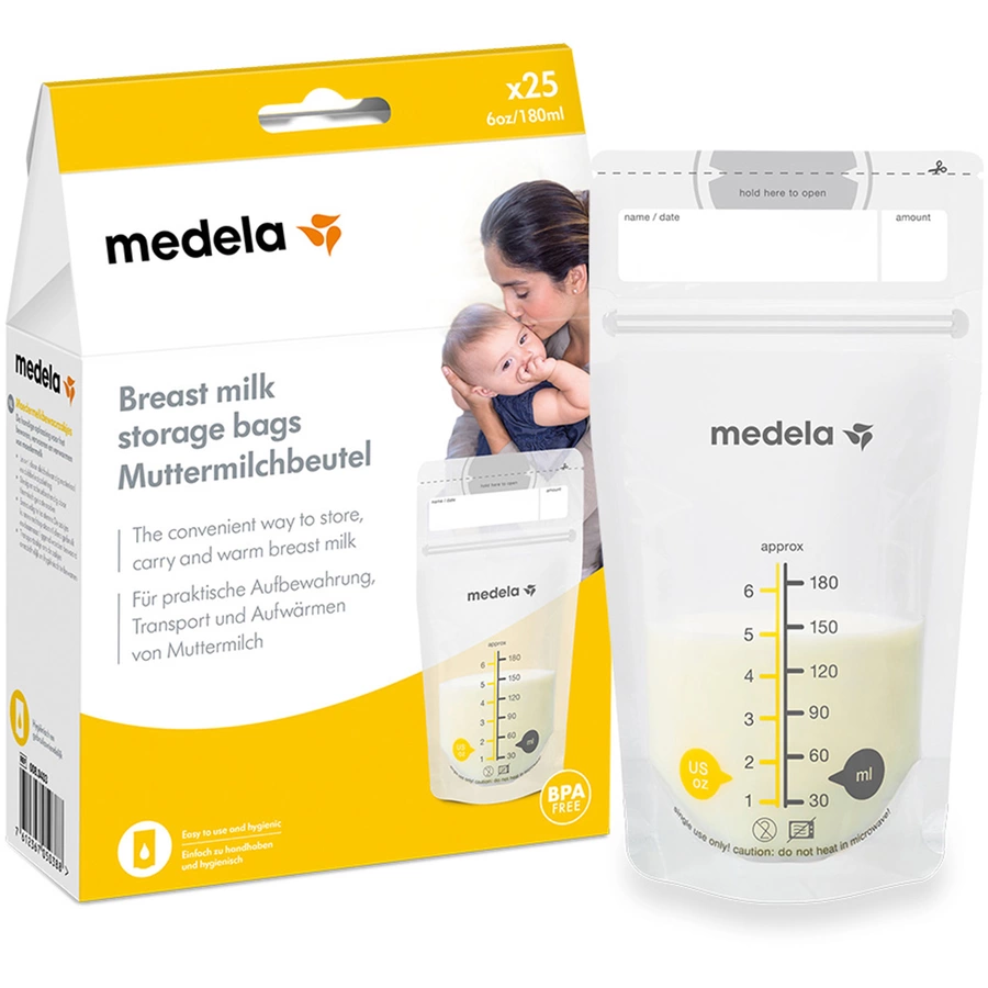 Medela Muttermilchbeutel 180 ml 25 Stück