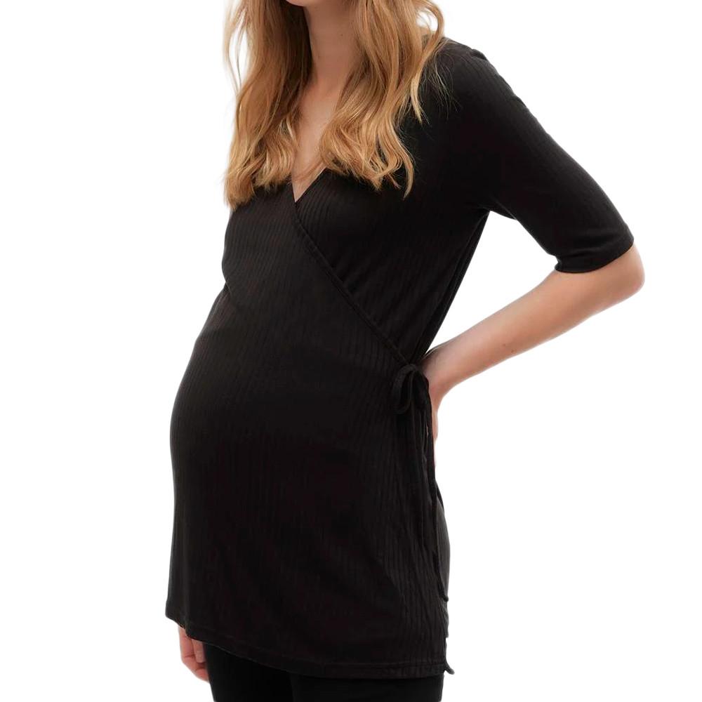 Mamalicious Blouse Noire Femme Mamalicious Trinity